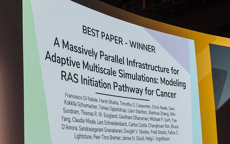 SC Best Paper Winner – A Massively Parallel Infrastructure for Adaptive Multiscale Simulations: Modeling RAS Initiation Pathway for Cancer